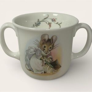 Vintage Royal Albert The World of Beatrix Potter Hunca Munca Handled Mug